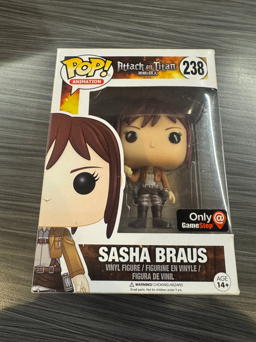 Funko POP! Animation: Attack On Titan - Sasha Braus (GameStop)(Damaged Box)[A] #238