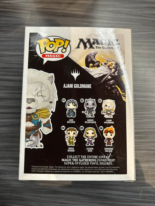 Funko POP! Magic: Magic The Gathering - Ajani Goldmane (Gen Con)(Damaged Box)[B] #03