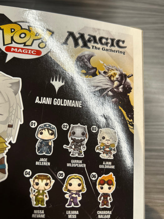 Funko POP! Magic: Magic The Gathering - Ajani Goldmane (Gen Con)(Damaged Box)[B] #03