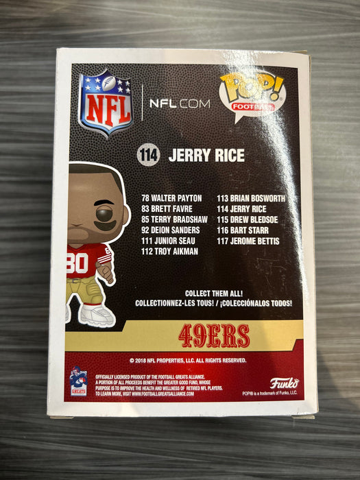 Funko POP! Football: 49ers - Jerry Rice (Damaged Box*) #114