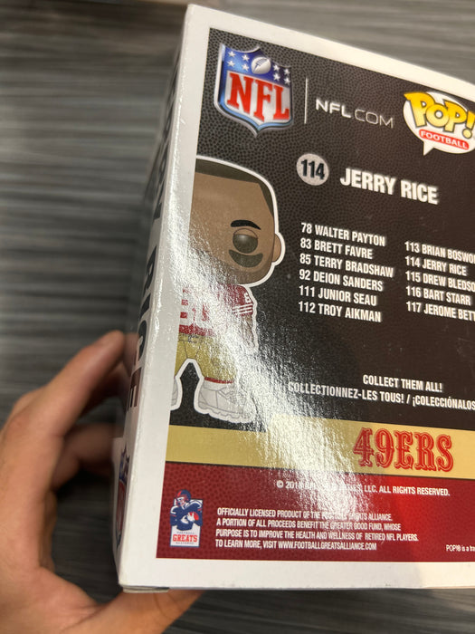 Funko POP! Football: 49ers - Jerry Rice (Damaged Box*) #114