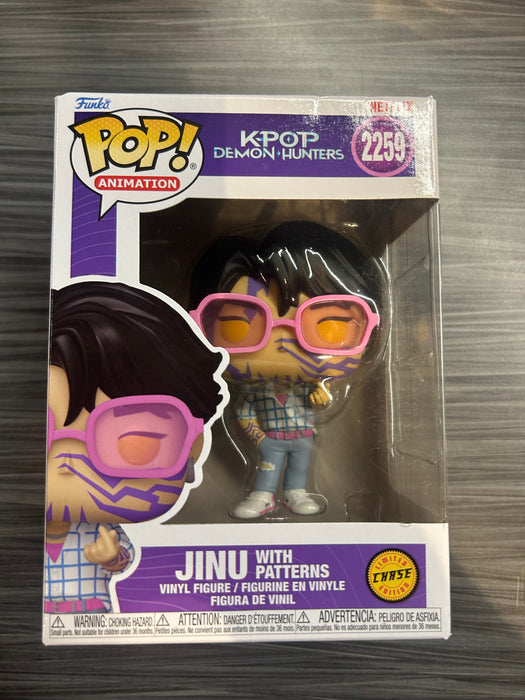 Funko POP! Animation: K-Pop Demon Hunters - Jinu with Patterns (CHASE)(Damaged Box*) #2259