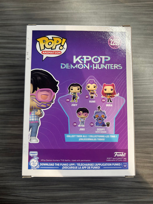 Funko POP! Animation: K-Pop Demon Hunters - Jinu with Patterns (CHASE)(Damaged Box*) #2259