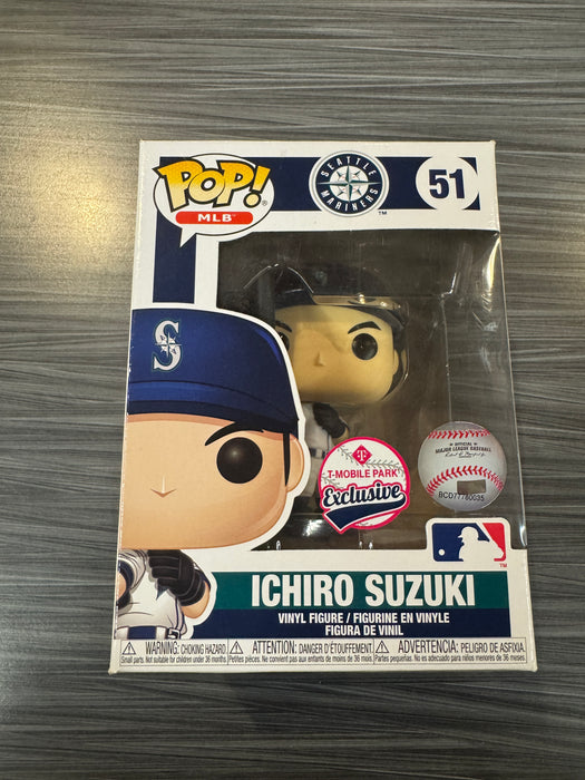 Funko POP! MLB: Seattle Mariners - Ichiro Suzuki (T-Mobile Park)(Damaged Box) #51