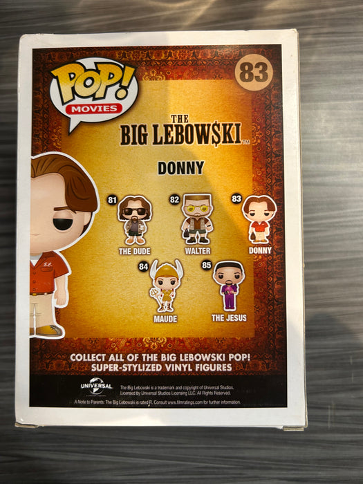 Funko POP! Movies: The Big Lebowski - Donny (Damaged Box) #83