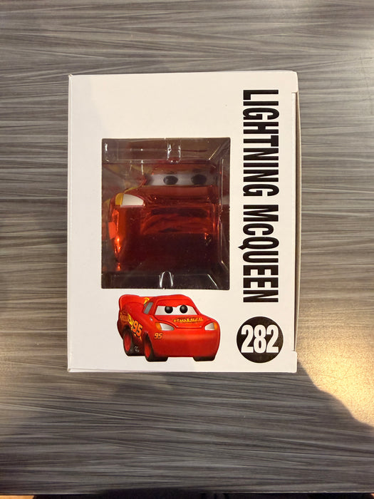 Funko POP! Disney Pixar: Cars 3 - Lightning McQueen (Target)(Chrome)(Damaged Box) #282