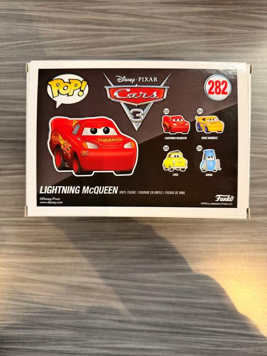 Funko POP! Disney Pixar: Cars 3 - Lightning McQueen (Target)(Chrome)(Damaged Box) #282