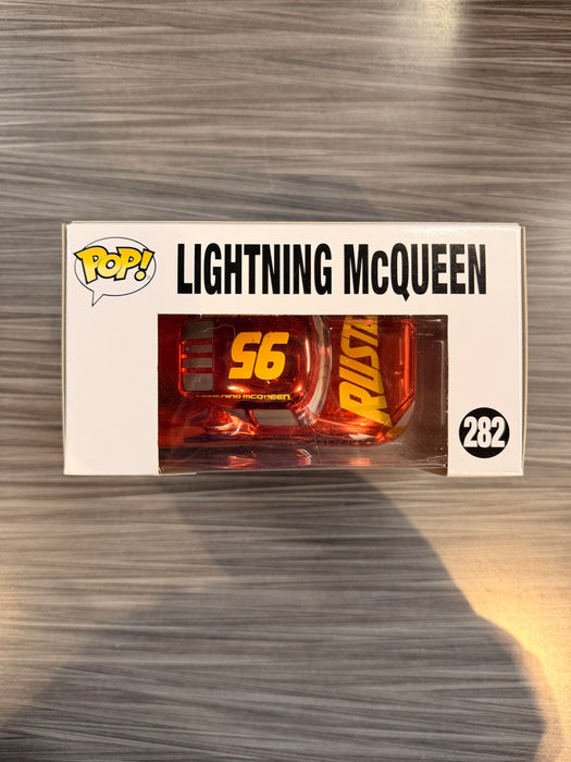 Funko POP! Disney Pixar: Cars 3 - Lightning McQueen (Target)(Chrome)(Damaged Box) #282