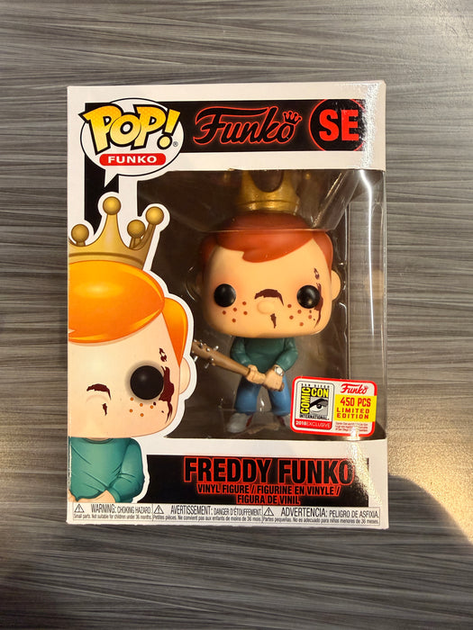 Funko POP! Freddy Funko As Steve Harrington [with Bat] (2018 SDCC)(450 PCS)(Damaged Box) [C] #SE