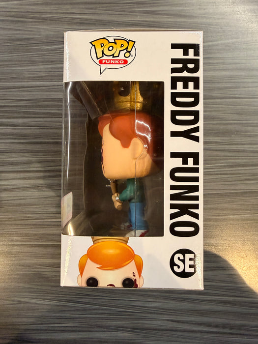Funko POP! Freddy Funko As Steve Harrington [with Bat] (2018 SDCC)(450 PCS)(Damaged Box) [C] #SE