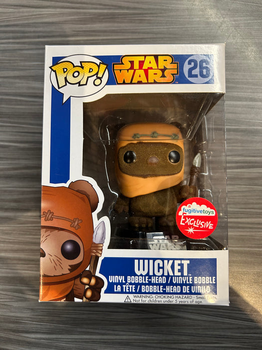 Funko POP! Star Wars: Wicket (Fugitive Toys)(Damaged Box) #26