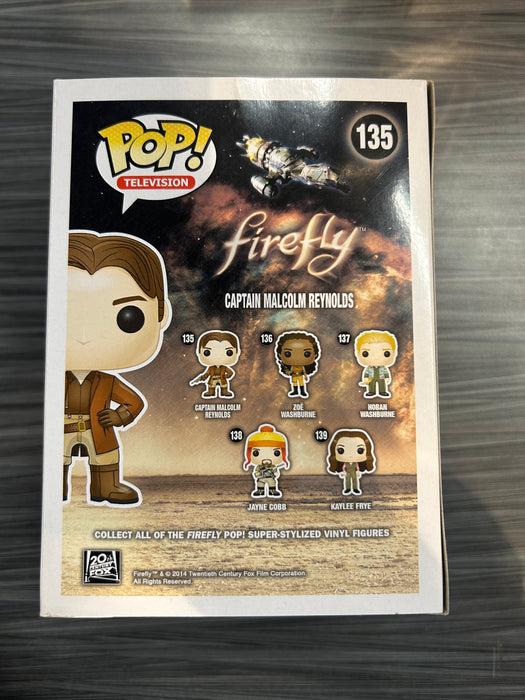 Funko POP! Television: Firefly - Captain Malcolm Reynolds (Damaged Box)  #135