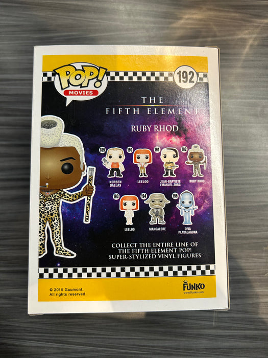 Funko POP! Movies: The Fifth Element - Ruby Rhod (Damaged Box) #192