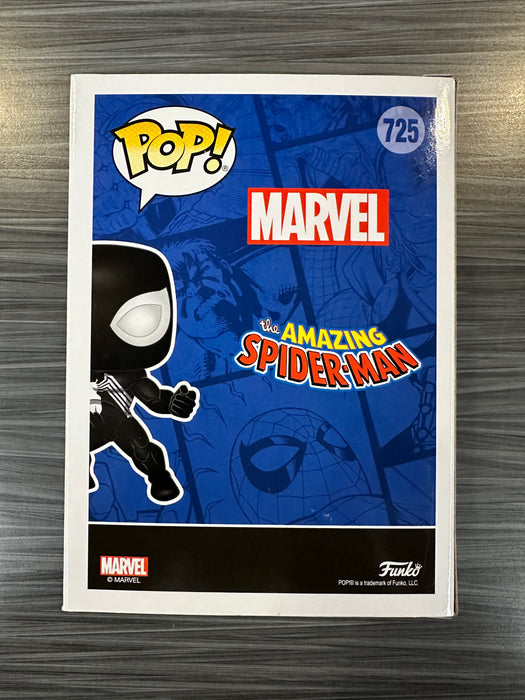 Funko POP! Marvel: Spider-Man (Symbiote Suit)(GiTD)(Popcultcha)(Damaged Box) #725