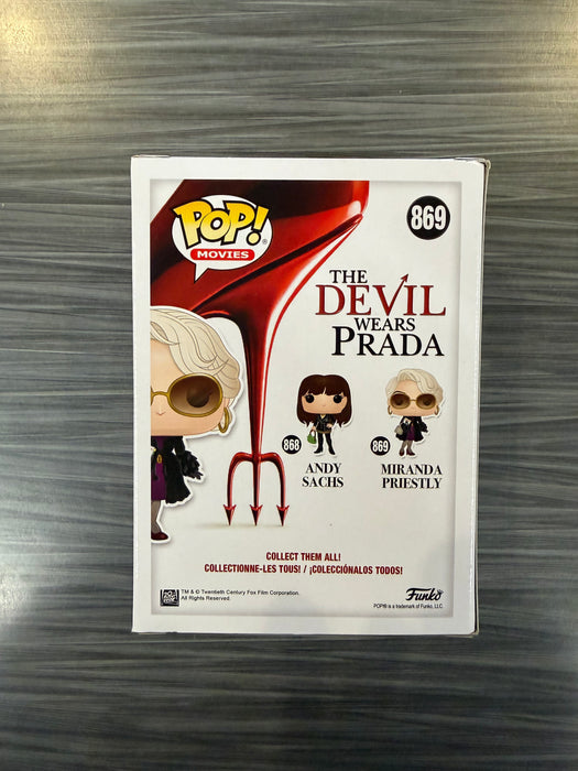 Funko POP! Movies: The Devil Wears Prada - Miranda Priestly (Damaged Box) #869