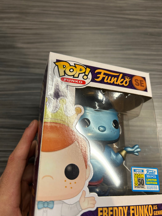 Funko POP! Freddy Funko As Genie [Metallic](2019 SDCC)(350 PCS)(Damaged Box) #SE