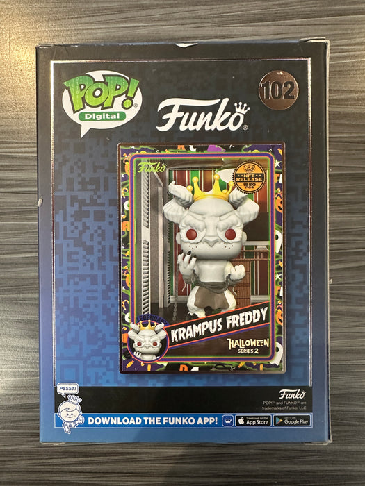 Funko POP! Digital: Halloween Series 2- Krampus Freddy (NFT Release)(1550 PCS)(Damaged Box) #102