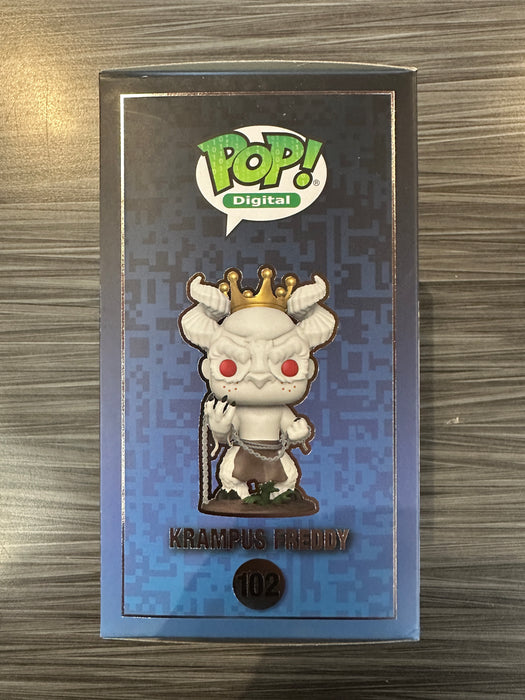 Funko POP! Digital: Halloween Series 2- Krampus Freddy (NFT Release)(1550 PCS)(Damaged Box) #102