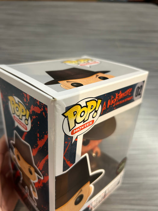 Funko POP! Movies: A Nightmare On Elm Street - Freddy Krueger [1 Warning](GiTD)(CHASE)(Damaged Box) #02