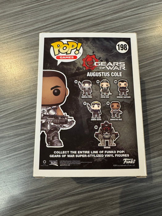 Funko POP! Games: Gears Of War - Augustus Cole (Damaged Box) #198