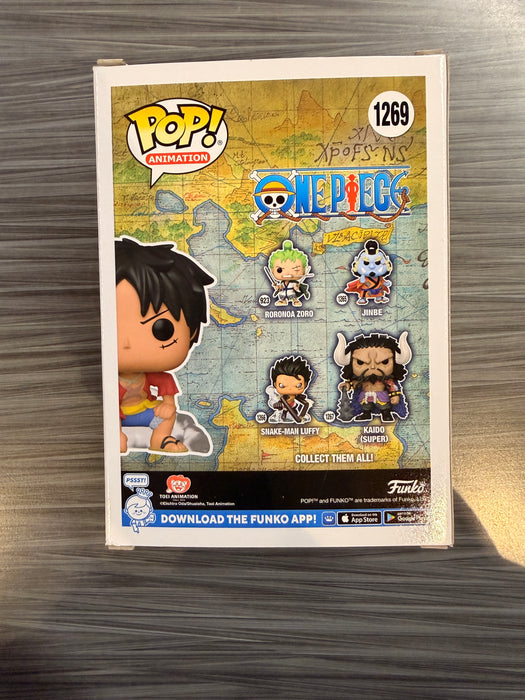 Funko POP! Animation: One Piece - Luffy Gear Two (My Pops.CA)(CHASE)(Damaged Box) #1269