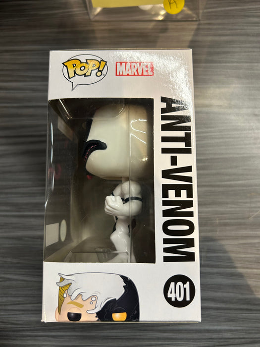 Funko POP! Marvel Venom: Anti-Venom (GiTD)(Boxlunch)(Damaged Box)[B] #401