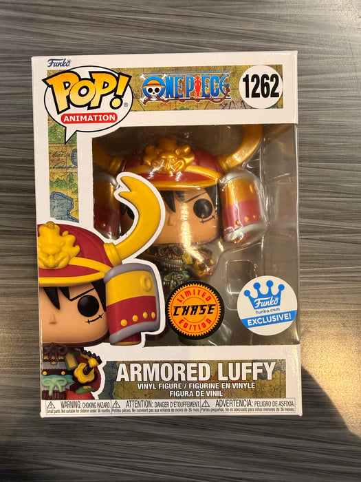 Funko POP! Animation: One Piece - Armored Luffy [Metallic] (CHASE)(Funko)(Damaged Box)[B] #1262