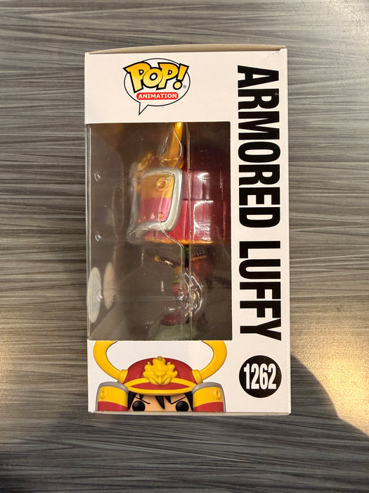 Funko POP! Animation: One Piece - Armored Luffy [Metallic] (CHASE)(Funko)(Damaged Box)[B] #1262