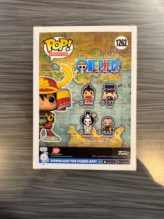 Funko POP! Animation: One Piece - Armored Luffy [Metallic] (CHASE)(Funko)(Damaged Box)[B] #1262