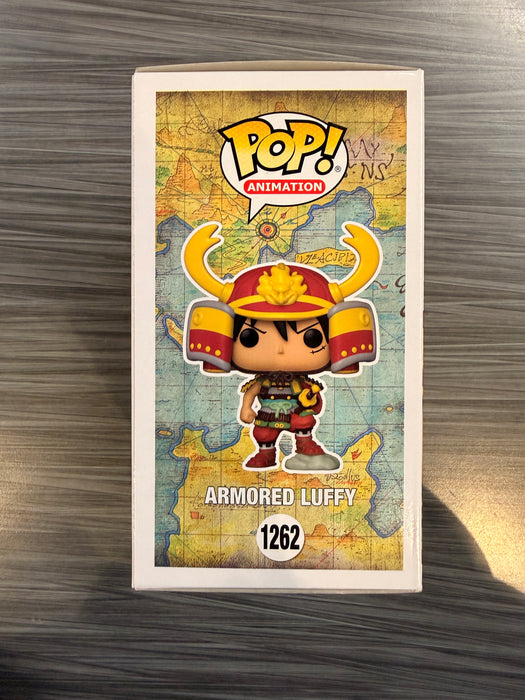 Funko POP! Animation: One Piece - Armored Luffy [Metallic] (CHASE)(Funko)(Damaged Box)[B] #1262