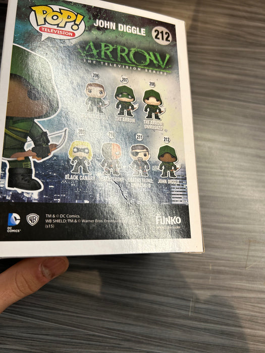Funko POP! Television: Arrow - John Diggle (FugitiveToys)(Damaged Box)[B] #212