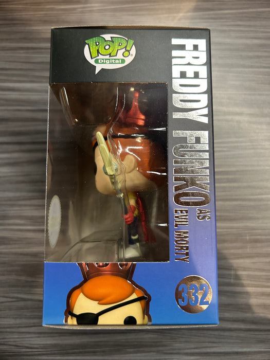 Funko POP! Digital: Rick And Morty - Freddy as Evil Morty (NFT Release 2200 PCS)(Damaged Box) #332