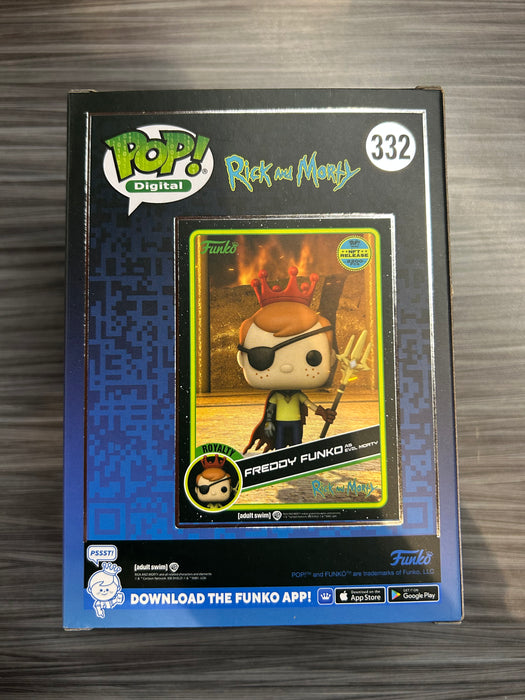 Funko POP! Digital: Rick And Morty - Freddy as Evil Morty (NFT Release 2200 PCS)(Damaged Box) #332