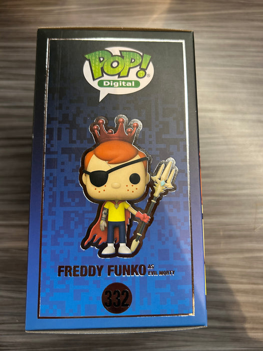 Funko POP! Digital: Rick And Morty - Freddy as Evil Morty (NFT Release 2200 PCS)(Damaged Box) #332