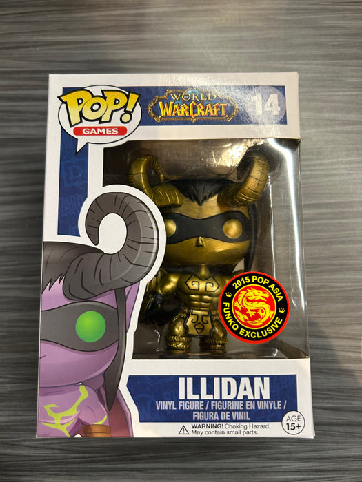 Funko POP! Games: World of Warcraft - Illidan (2015 Pop Asia)(Damaged Box) #14