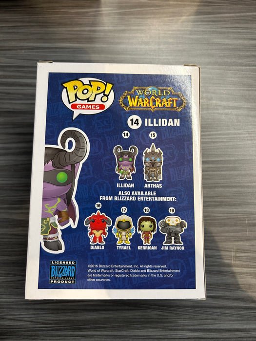 Funko POP! Games: World of Warcraft - Illidan (2015 Pop Asia)(Damaged Box) #14