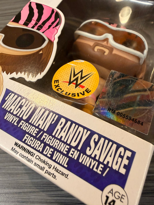 Funko POP! WWE: 'Macho Man' Randy Savage [Pink](WWE Shop) (Damaged Box) #10