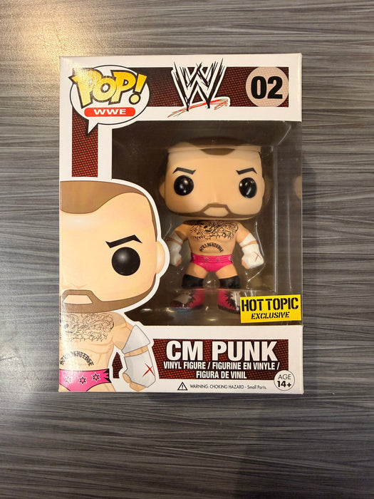 Funko POP! WWE: CM Punk (Hot Topic)(Damaged Box) #02