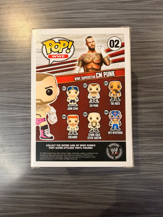 Funko POP! WWE: CM Punk (Hot Topic)(Damaged Box) #02