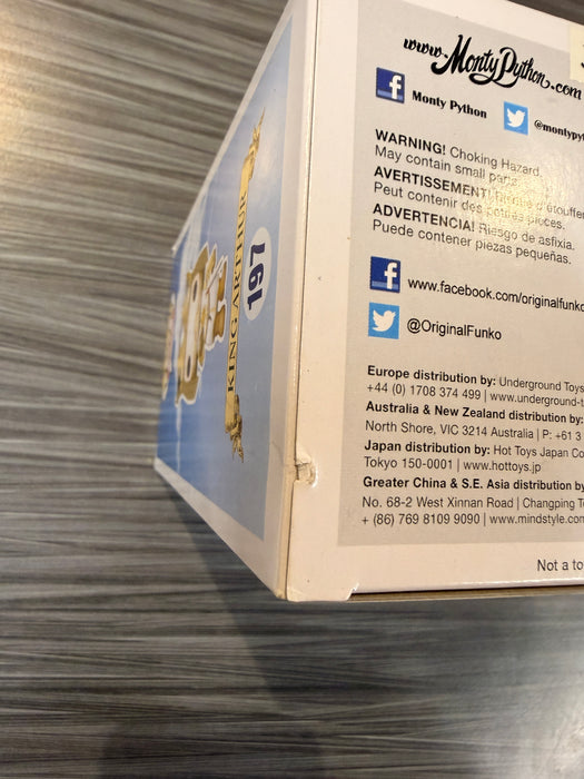Funko POP! Movies: Monty Python and The Holy Grail - King Arthur (Damaged Box) #197