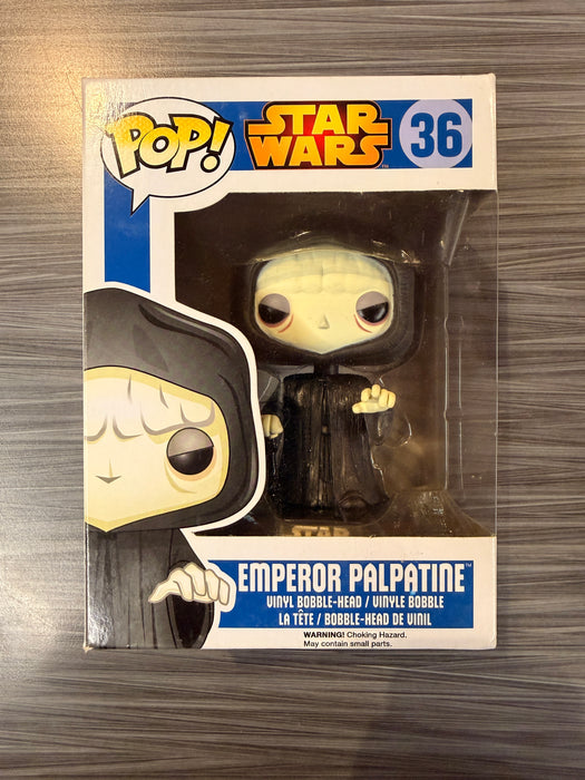 Funko POP! Star Wars: Emperor Palpatine [White Face] (Damaged Box)[A] #36