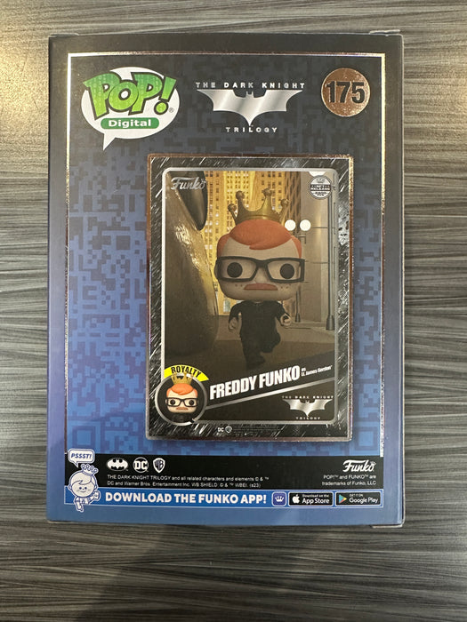 Funko POP! Digital: The Dark Knight Trilogy - Freddy Funko as Lieutenant Gordon (NFT Release 2400 PCS)(Damaged Box) #175