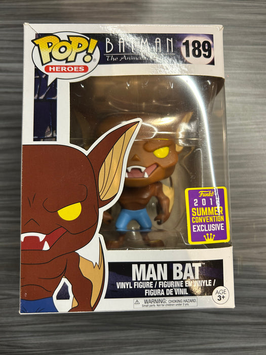 Funko POP! Heroes: Batman - Man Bat (2017 Summer Convention)(Damaged Box*) #189
