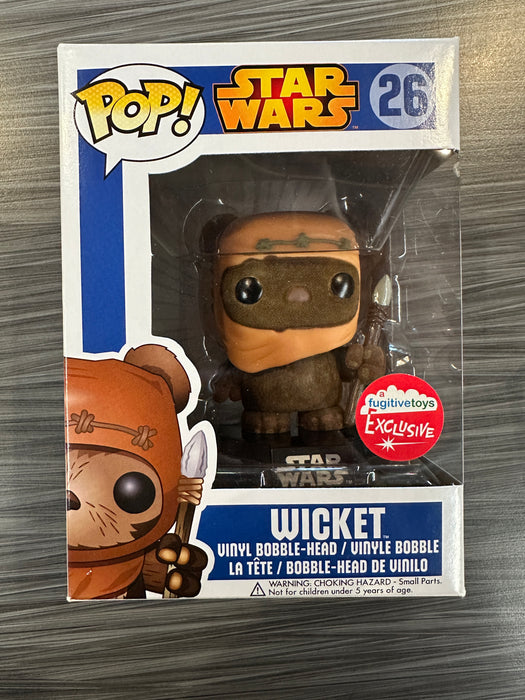 Funko POP! Star Wars: Wicket (Fugitive Toys)(Damaged Box) #26