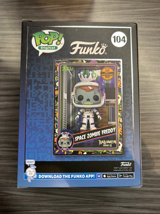 Funko POP! Digital: Halloween Series 2 - Space Zombie Freddy (NFT Release)(1550 PCS)(Damaged Box) #104