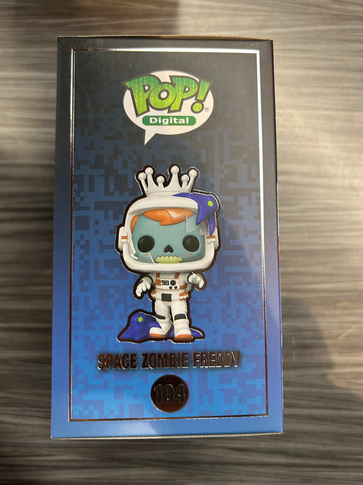 Funko POP! Digital: Halloween Series 2 - Space Zombie Freddy (NFT Release)(1550 PCS)(Damaged Box) #104
