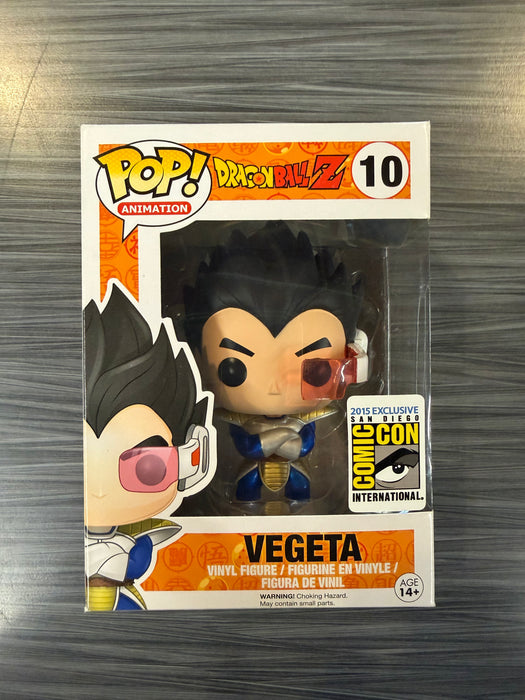 Funko POP! Animation: DragonBall Z - Vegeta [Metallic](2015 SDCC)(Damaged Box) #10