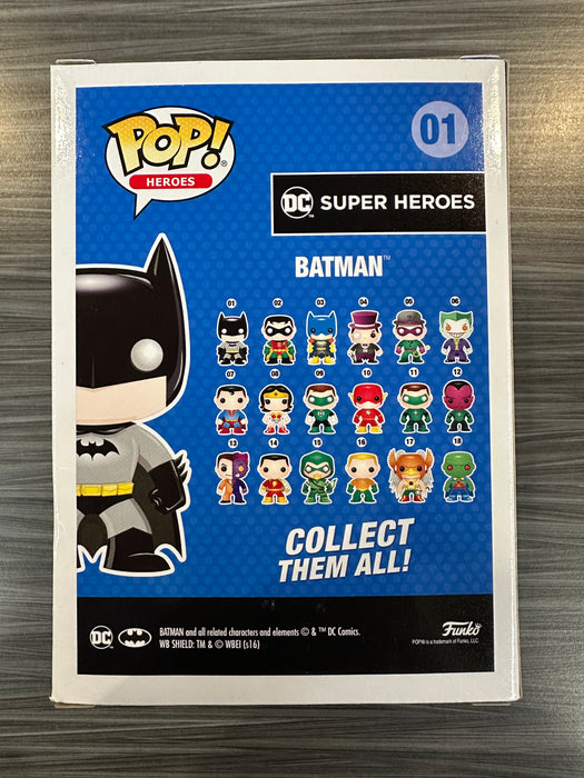 Funko POP! Heroes: DC Super Heroes - Batman (2016 Funkoween)(3300 PCS)(Damaged Box) #01