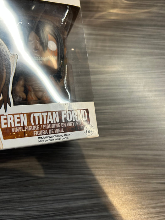 Funko POP! Animation: Attack On Titan - Eren [Titan Form][1 Language] (Hot Topic Missing Sticker)(Damaged Box) #22
