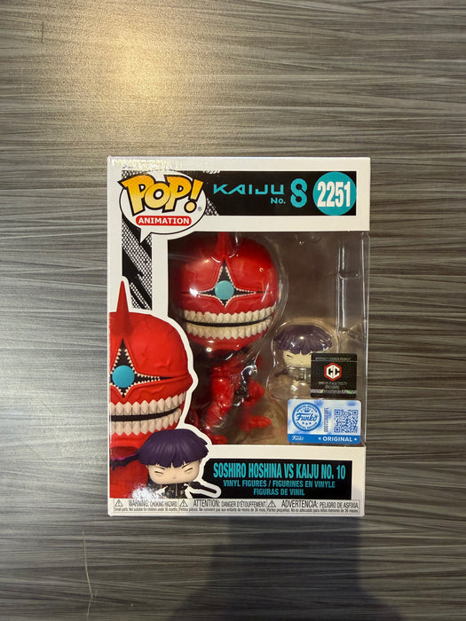 Funko POP! Animation: Kaiju No. 8 - Soshiro Hoshina VS Kaiju No.10 (Funko Sticker/Chalice) #2251